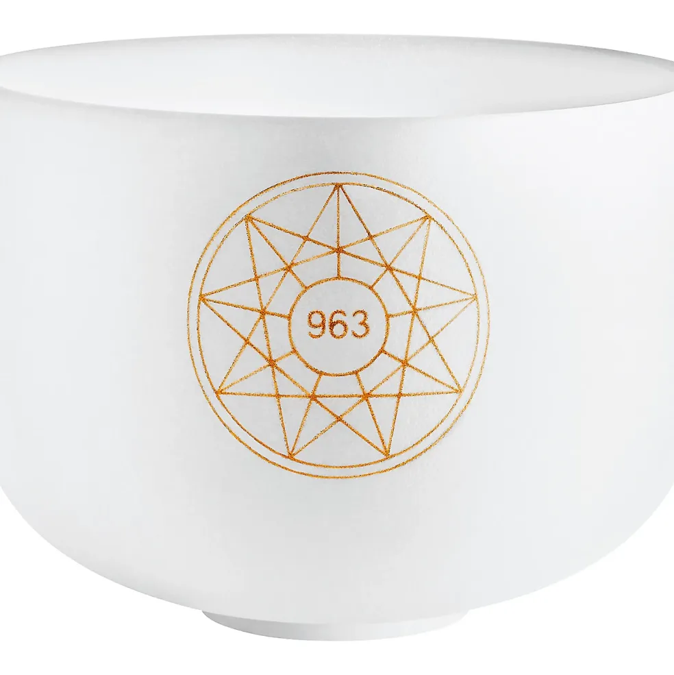 MEINL Sonic Energy Solfeggio Crystal Singing Bowl B4 10 in.