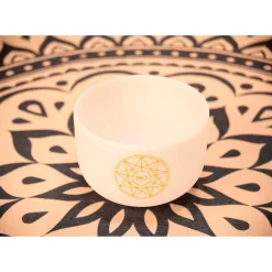 MEINL Sonic Energy Solfeggio Crystal Singing Bowl B4 10 in.