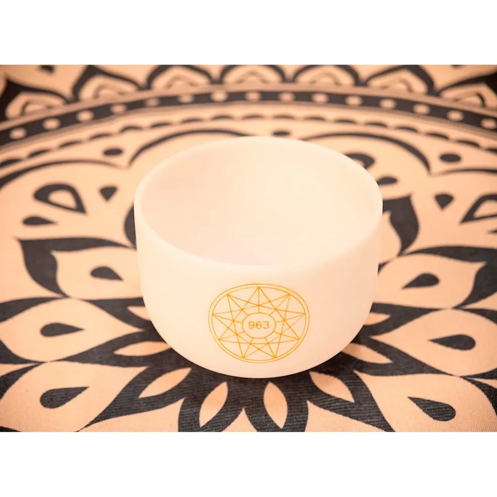 MEINL Sonic Energy Solfeggio Crystal Singing Bowl B4 10 in.