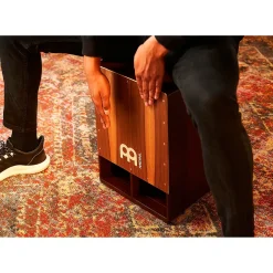 MEINL Subwoofer Jumbo Bass Cajon Walnut Frontplate