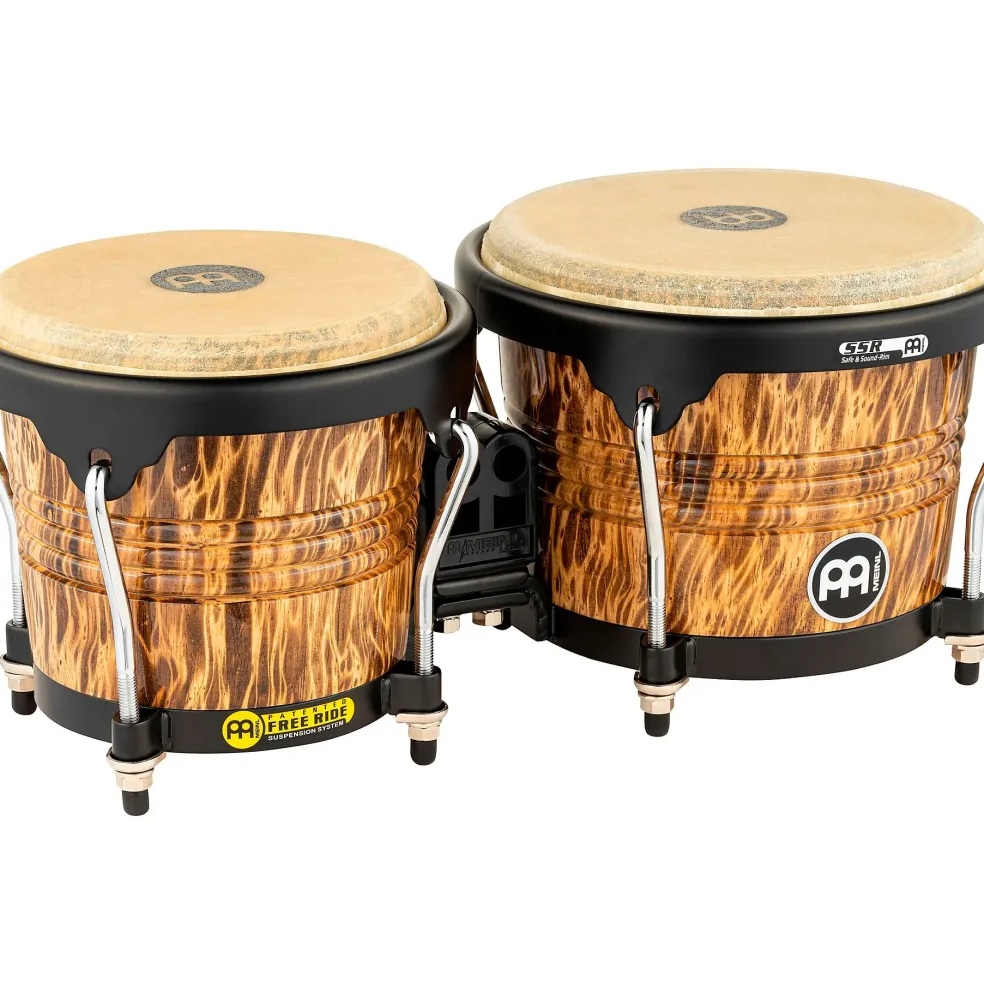 MEINL 30th Anniversary Edition Wood Bongo Leopard Burl