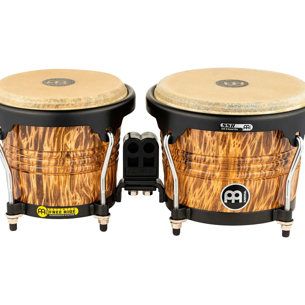 MEINL 30th Anniversary Edition Wood Bongo Leopard Burl