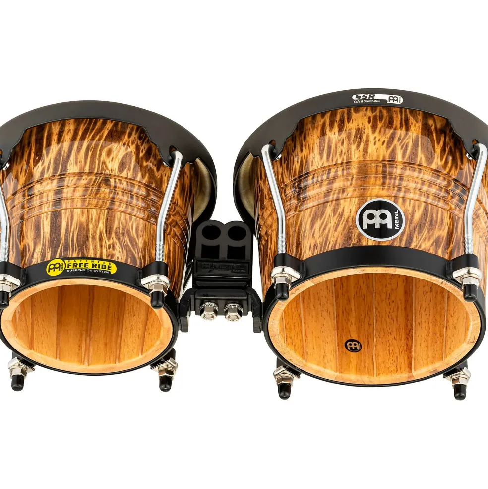 MEINL 30th Anniversary Edition Wood Bongo Leopard Burl
