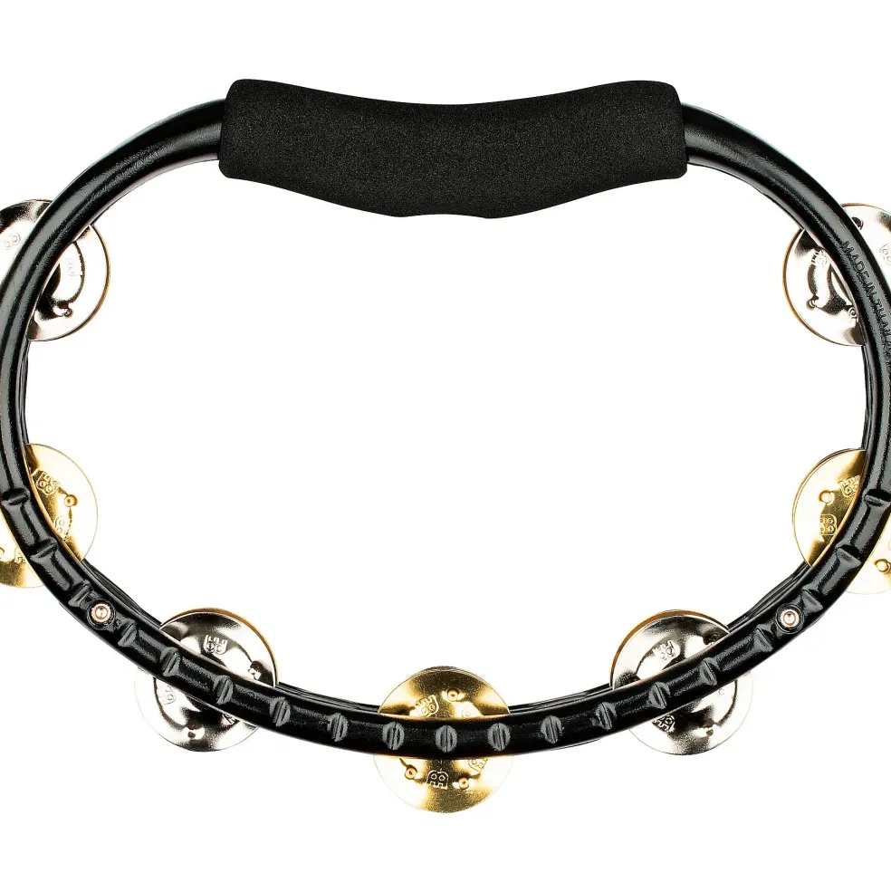 MEINL Traditional Handheld Molded ABS Tambourine Black