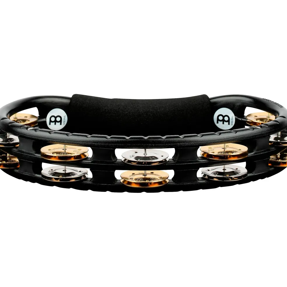 MEINL Traditional Handheld Molded ABS Tambourine Black