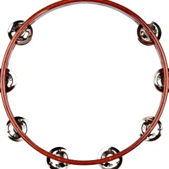 MEINL Wood Tambourine One Row Steel Jingles