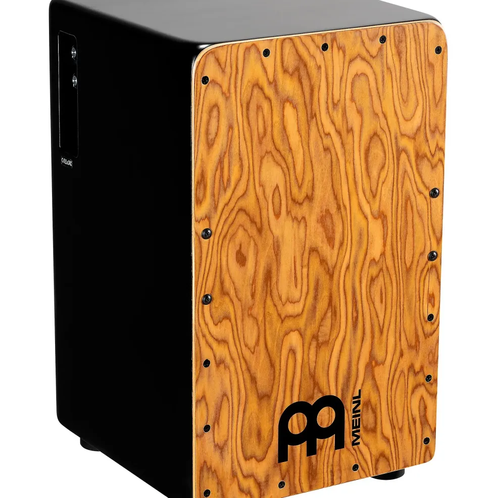MEINL Woodcraft Series Professional Pickup Cajon with Makah Burl Frontplate