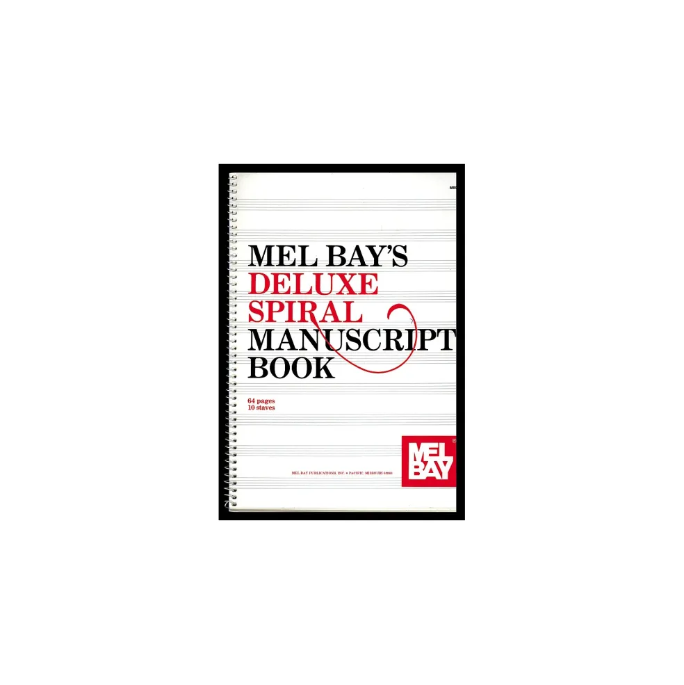 Mel Bay Deluxe Spiral Bound Manuscript Book