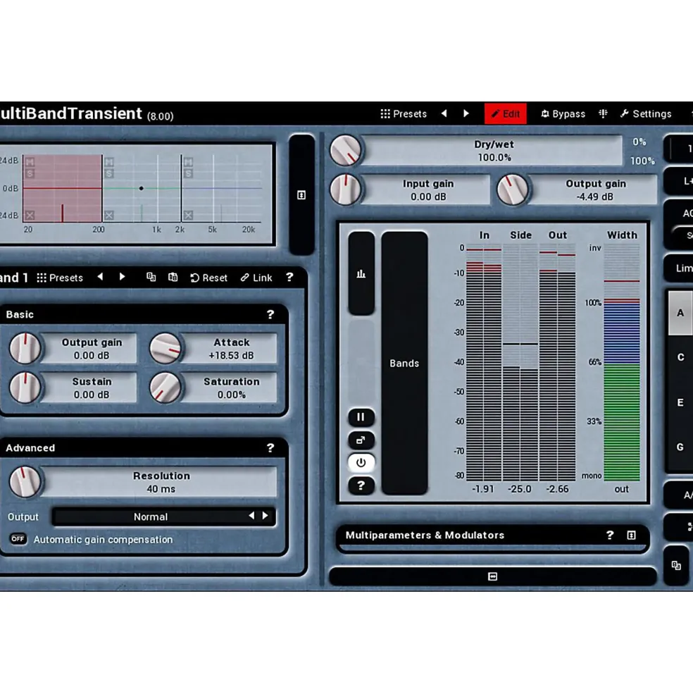 MeldaProduction MMultiBandTransient Software Download