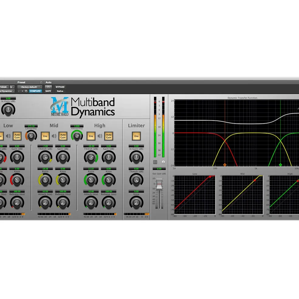 METRIC HALO Multiband Dynamics for Pro Tools AAX Software Download