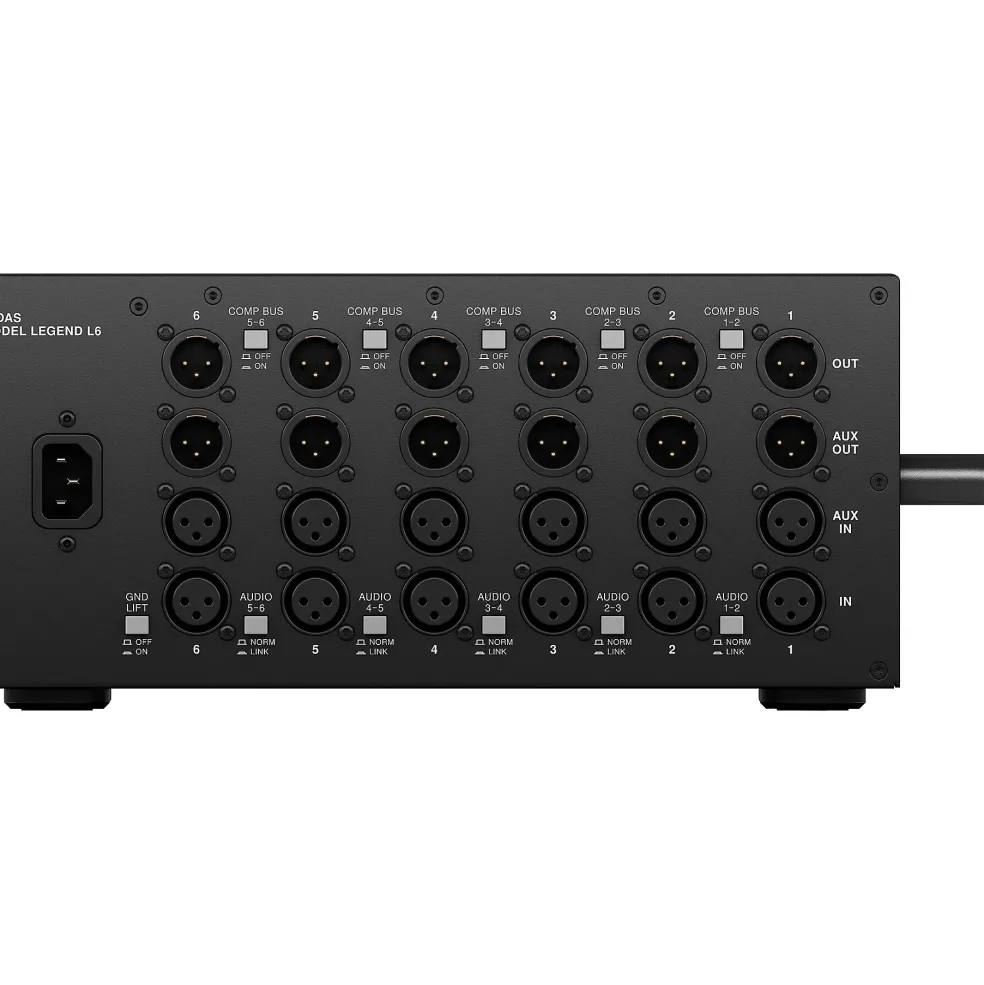 Midas 500 Series Portable Chassis for 6 Modules with Advanced Audio Routing and Rackmount Kit
