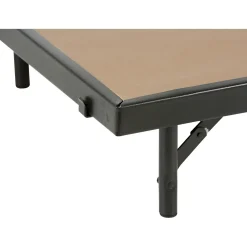 Midwest Folding Products 4' Deep X 4' Wide Single Height Portable Stage & Seated Riser 16 Inches High Hardboard Deck