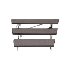 Midwest Folding Products TransFold Choral Risers 48 in. Wide, 3 Levels