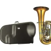 Miraphone 186-4U Series 4-Valve Yellow Brass BBb Tuba with Hard Case