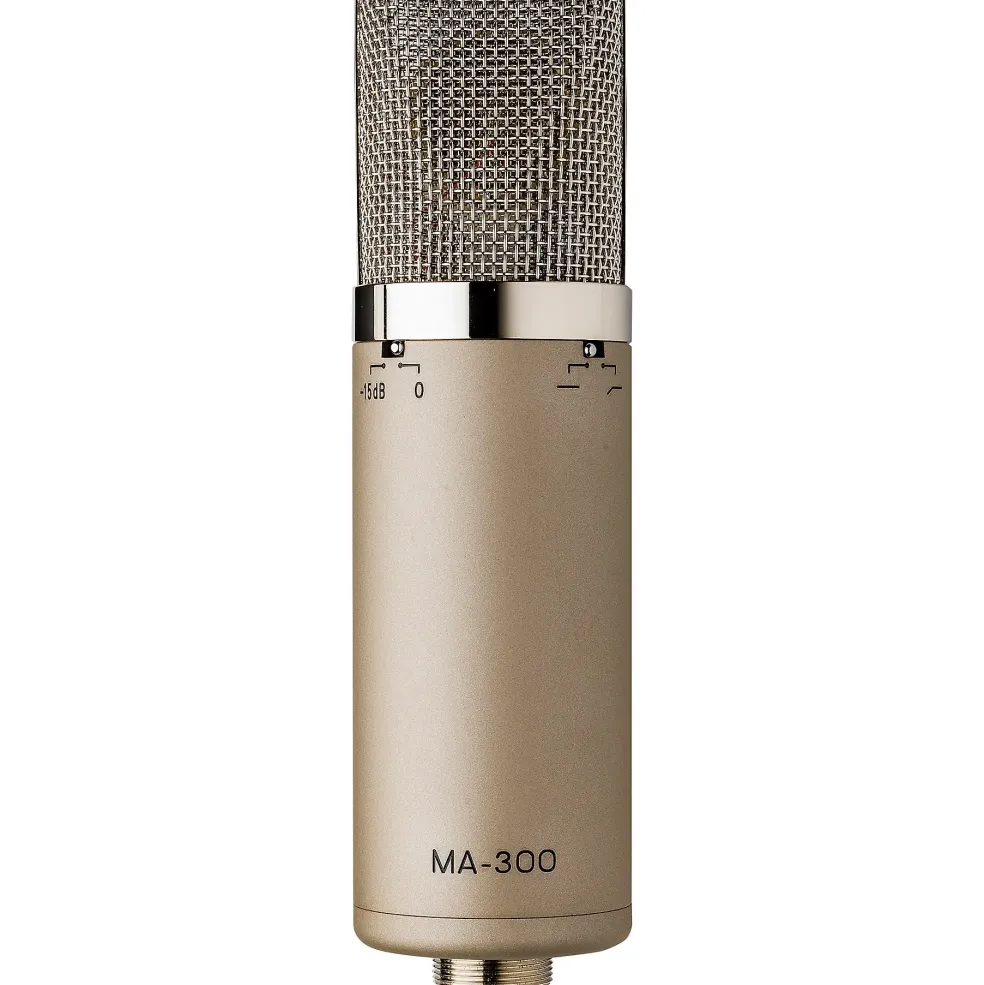 Mojave Audio MA-300SN Large-Diaphragm Multi-Pattern Tube Condenser Microphone - Satin Nickel