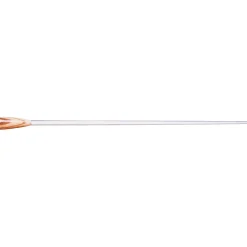 Mollard E Series Zebrawood Baton White 14 in.