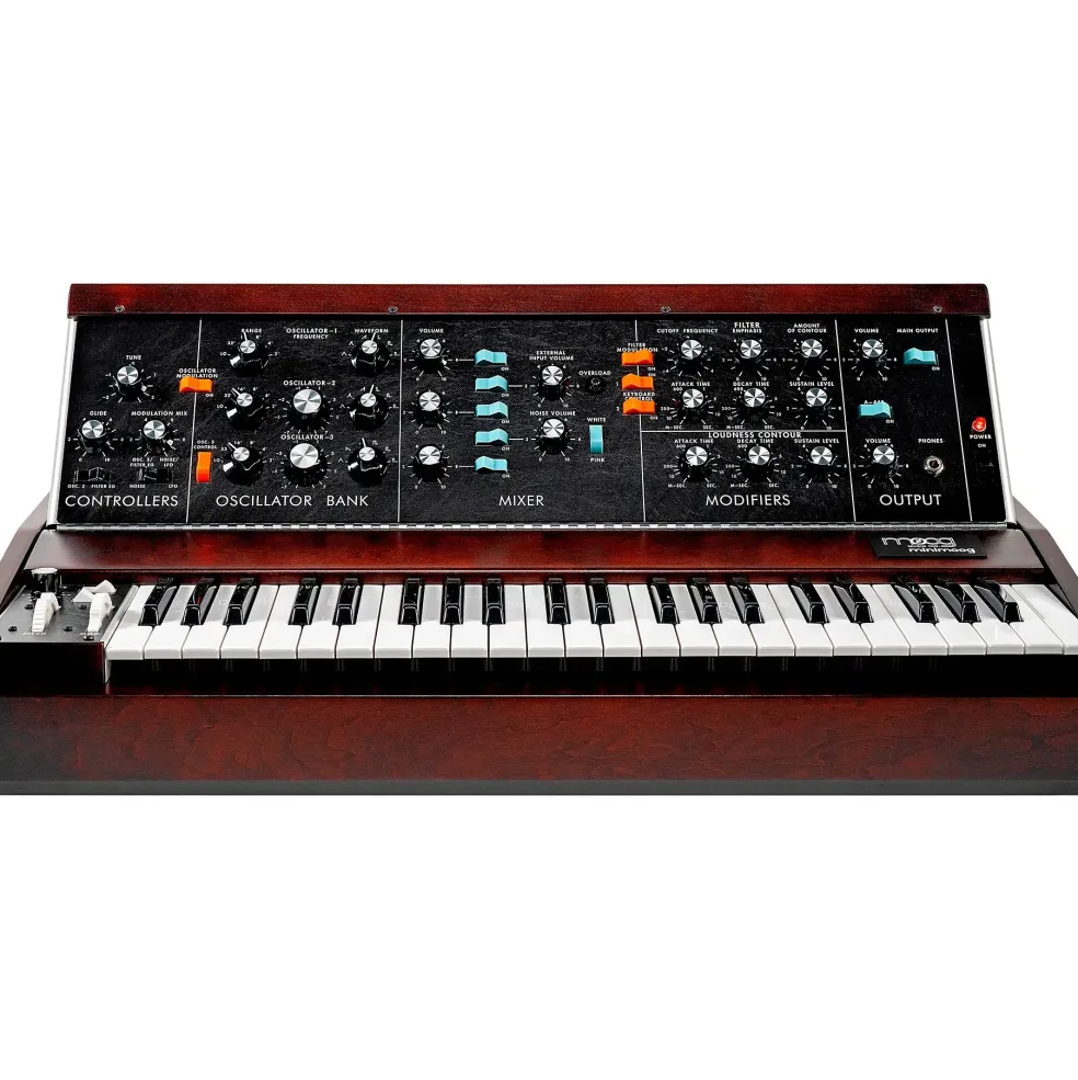 Moog Minimoog Model D Monophonic Analog Synthesizer Dark Cherry