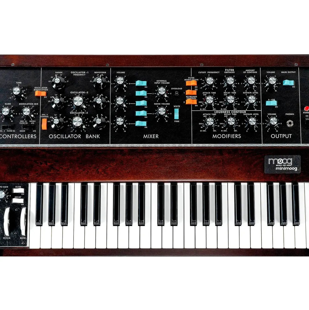 Moog Minimoog Model D Monophonic Analog Synthesizer Dark Cherry