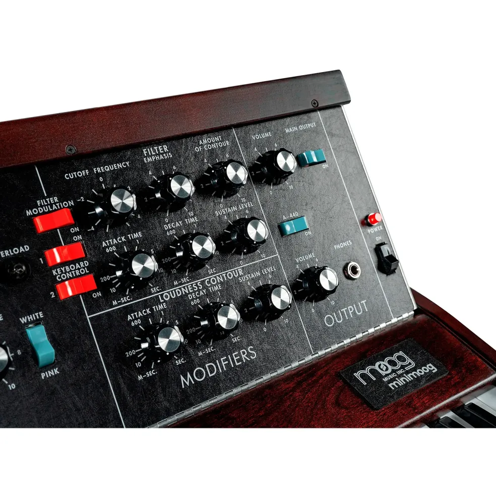 Moog Minimoog Model D Monophonic Analog Synthesizer Dark Cherry
