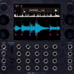 1010music Bitbox mk2 Eurorack Performance Sampler with Touchscreen - Black