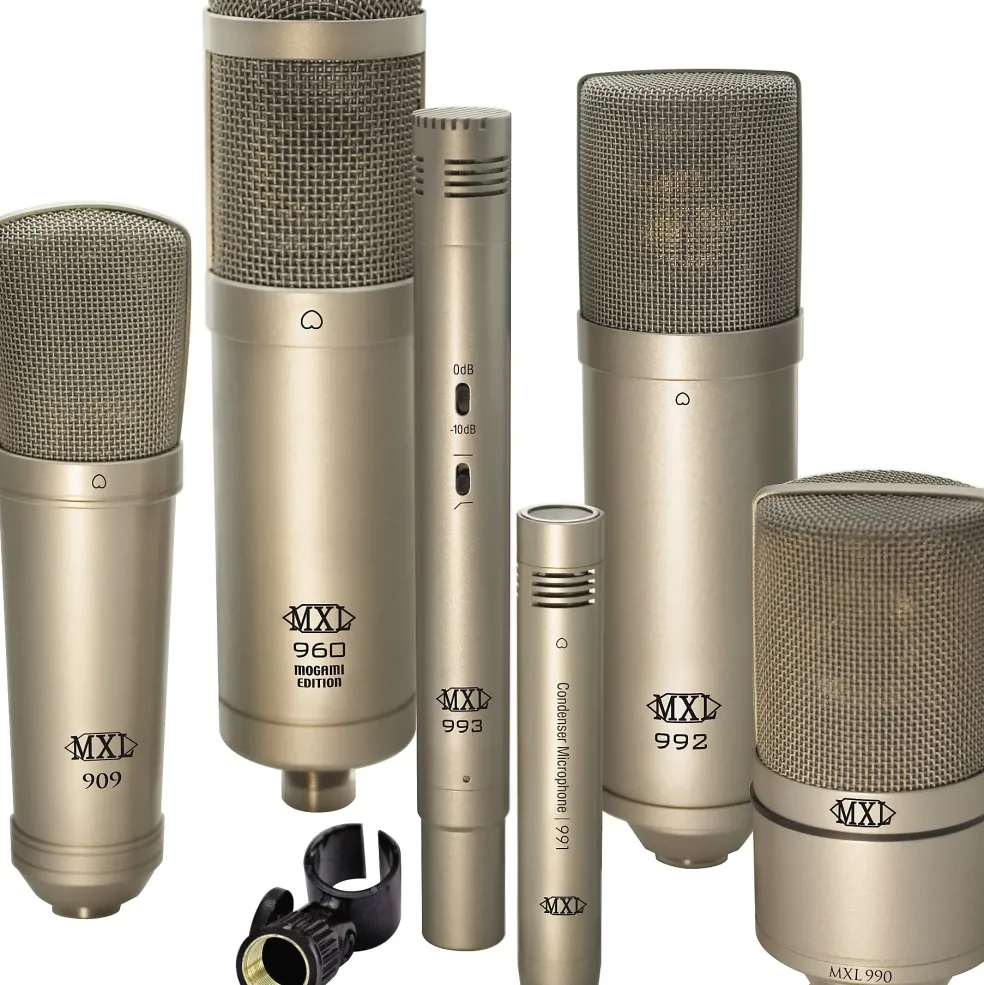 MXL 990 Large-Diaphragm Condenser Microphone With Shockmount