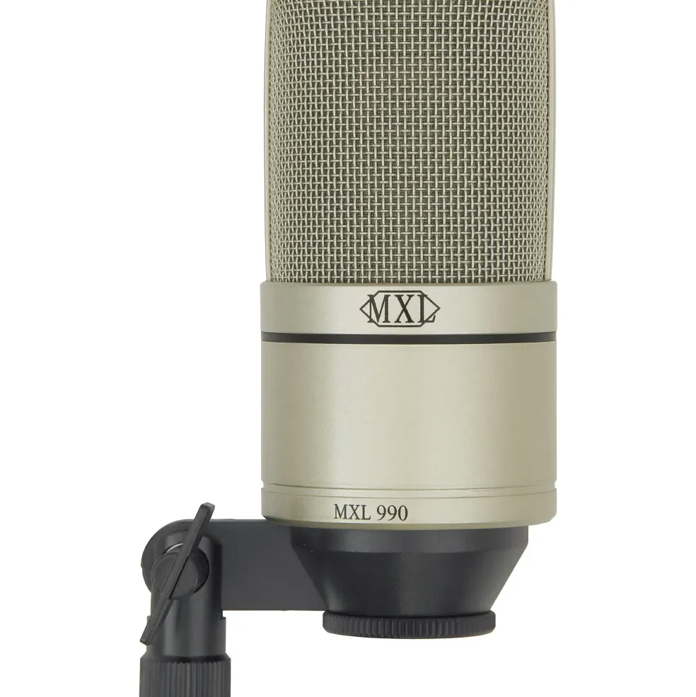 MXL 990 Large-Diaphragm Condenser Microphone With Shockmount