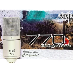 MXL MXL 770 Condenser Microphone Vintage White