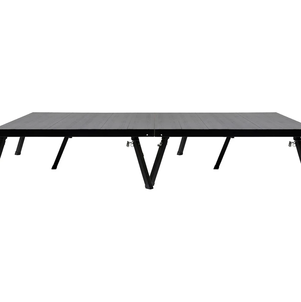 MyStage Portable Stage 2 Stage Decks - 4' x 8' Black