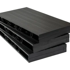 MyStage Portable Stage 2 Stage Decks - 4' x 8' Black