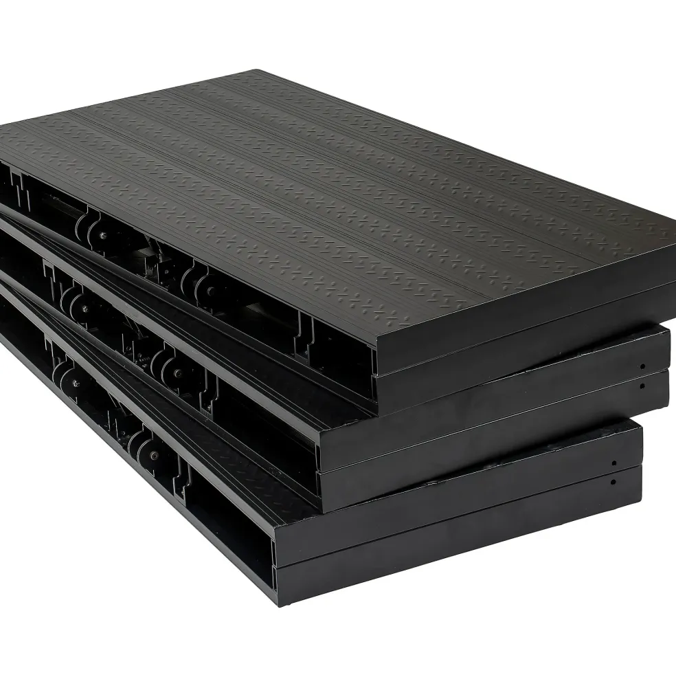MyStage Portable Stage 2 Stage Decks - 4' x 8' Black
