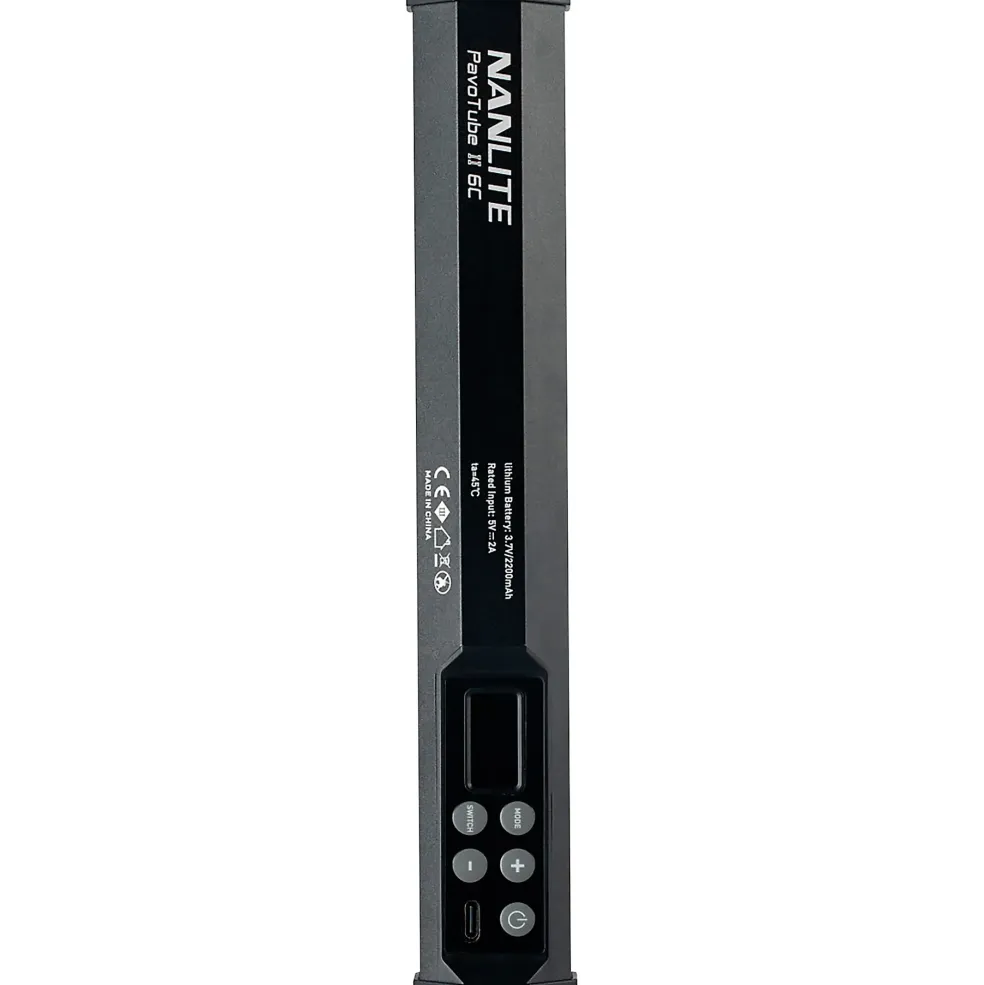 NANLITE PavoTube II 6C 10in 6w RGBWW LED Tube with Internal Battery