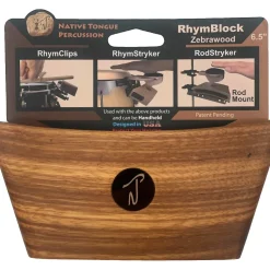 Native Tongue RhymBlock Zebrawood 6.5 in.