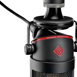 Neumann BCM 104 MT Broadcast microphone with cardioid condenser capsule. Color black. Black