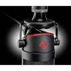 Neumann BCM 104 MT Broadcast microphone with cardioid condenser capsule. Color black. Black