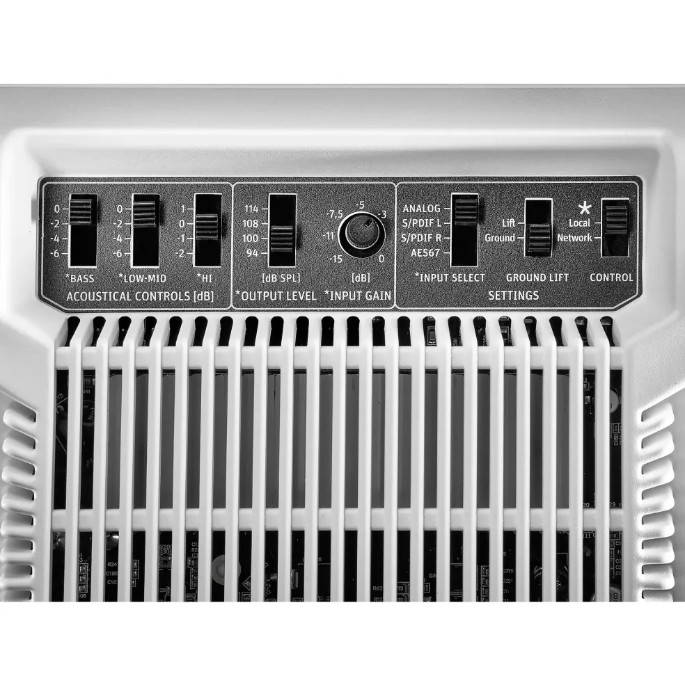 Neumann KH 120 II AES67 Two-Way, DSP-Powered Nearfield Monitor (Each), White