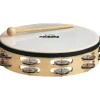 Nino Wood Double Row Tambourine