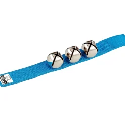 Nino Wrist Bells Strap with 3 Bells Blue 9 in.