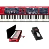 Nord Stage 4 Compact 73-Key Keyboard With Nord Soft Case and Single Pedal