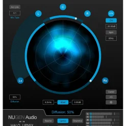 NuGen Audio Halo Upmix 5.1 and 7.1 Upmixer Plug-in.
