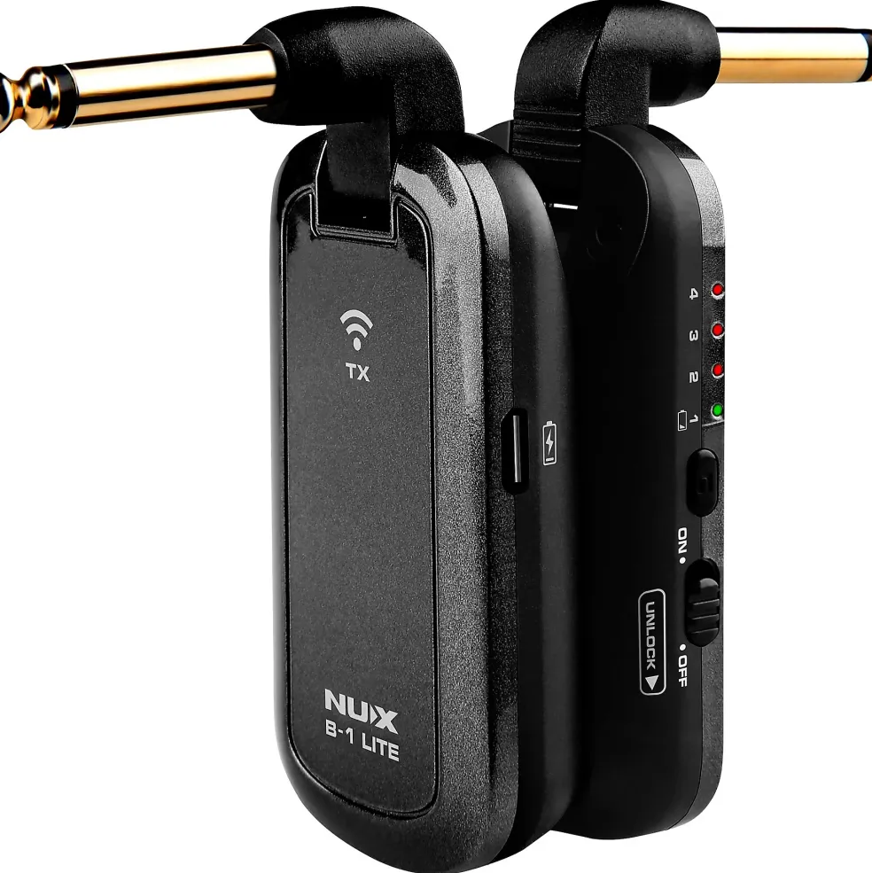 NUX B-1 LITE 2.4GHz Guitar Wireless System Black