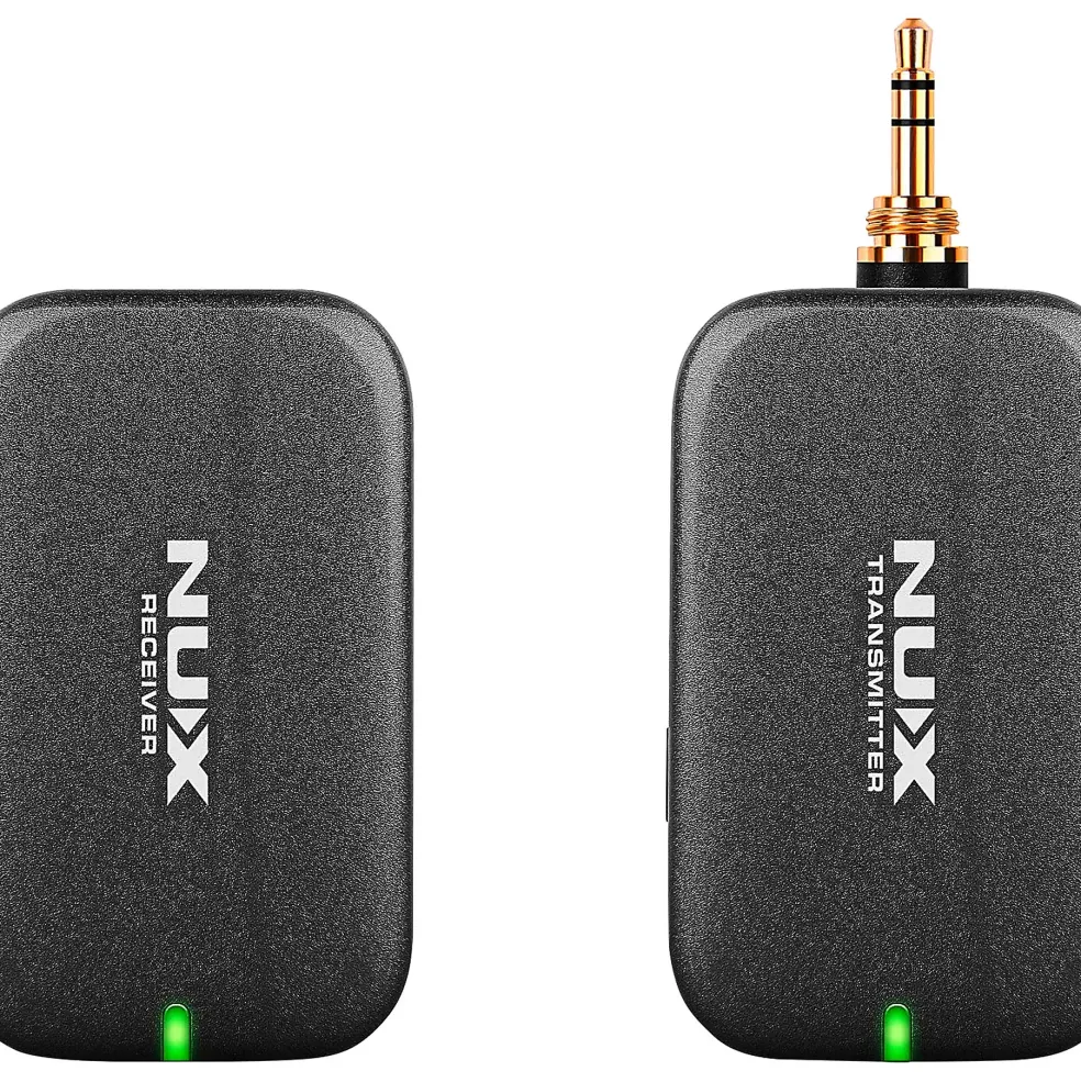 NUX B-7PSM 5.8 GHz Wireless in-Ear Monitoring System, Charging Case Included, Stereo Audio transmitter Black