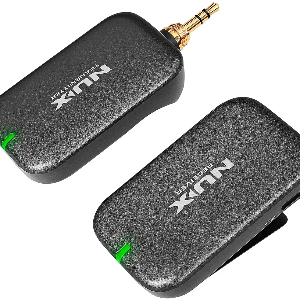 NUX B-7PSM 5.8 GHz Wireless in-Ear Monitoring System, Charging Case Included, Stereo Audio transmitter Black