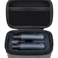 NUX B-3RC 2.4GHz Wireless Mic System Dynamic Mic Bundle With Recharging Case Black