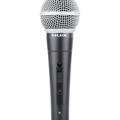 NUX B-3RC 2.4GHz Wireless Mic System Dynamic Mic Bundle With Recharging Case Black