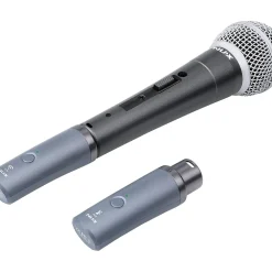 NUX B-3RC 2.4GHz Wireless Mic System Dynamic Mic Bundle With Recharging Case Black