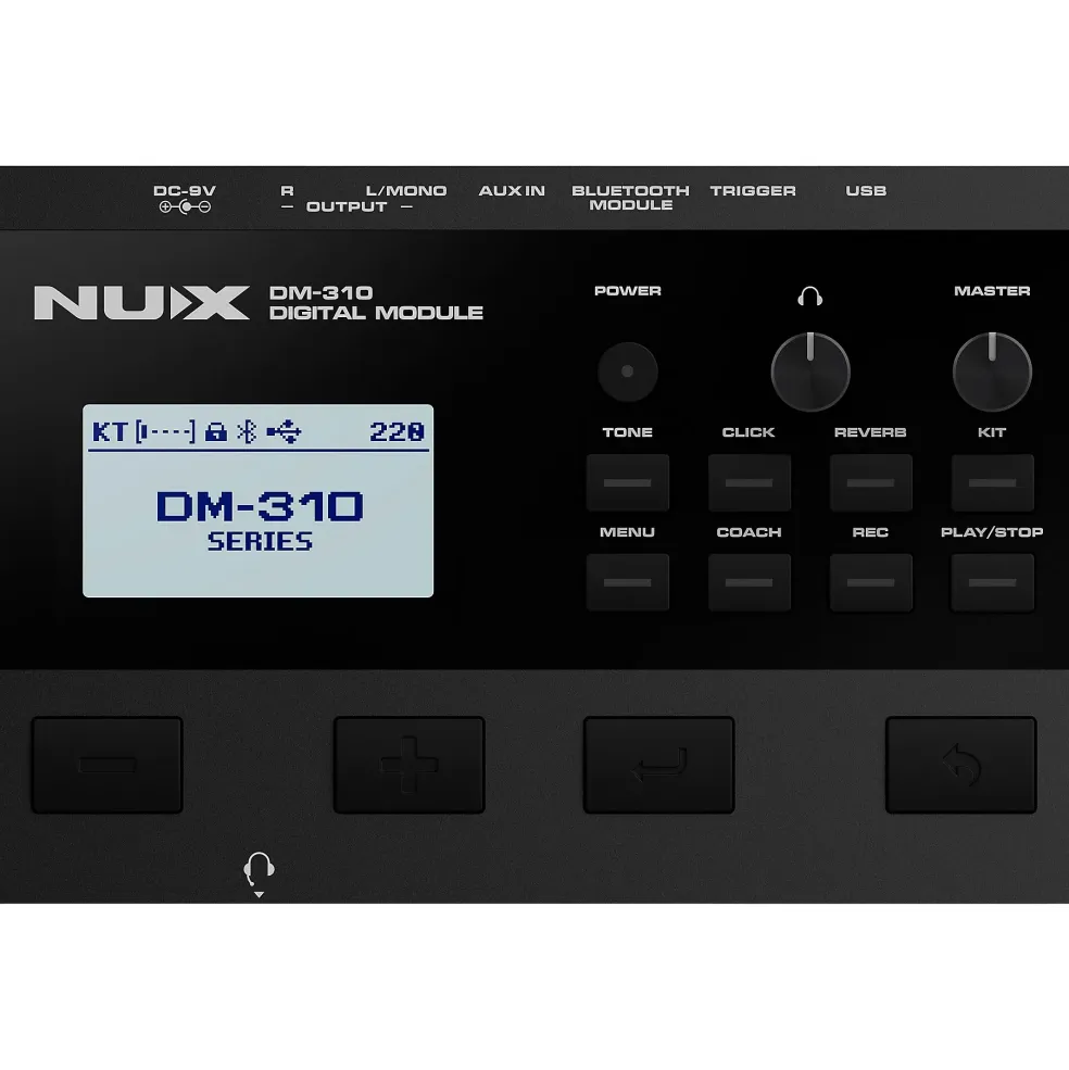 NUX DM-310 All Mesh Head Digital Drum Kit Black