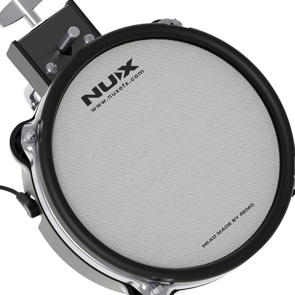 NUX DM-7X All-Remo Mesh-Head Digital Drum Kit Black