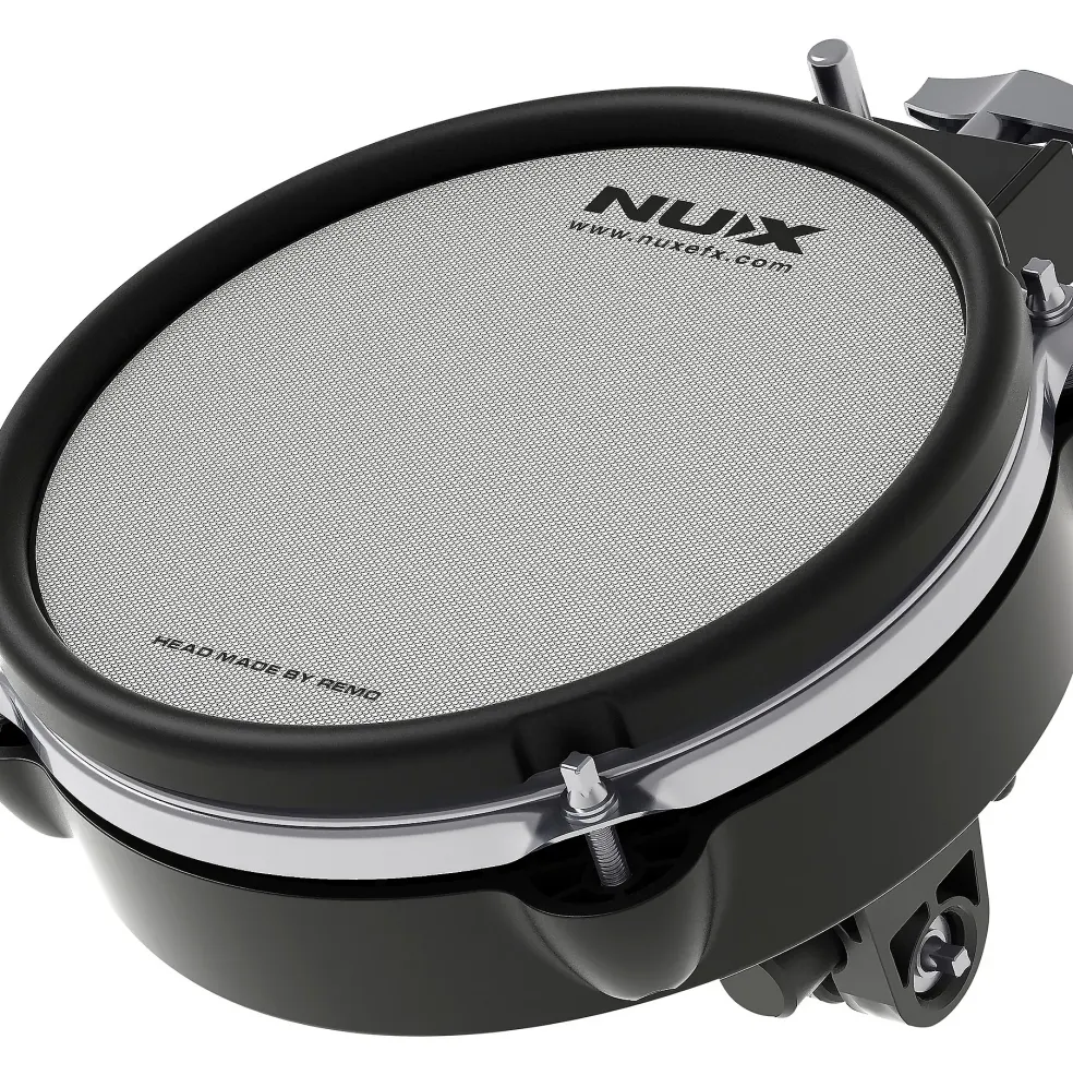 NUX DM-7X All-Remo Mesh-Head Digital Drum Kit Black