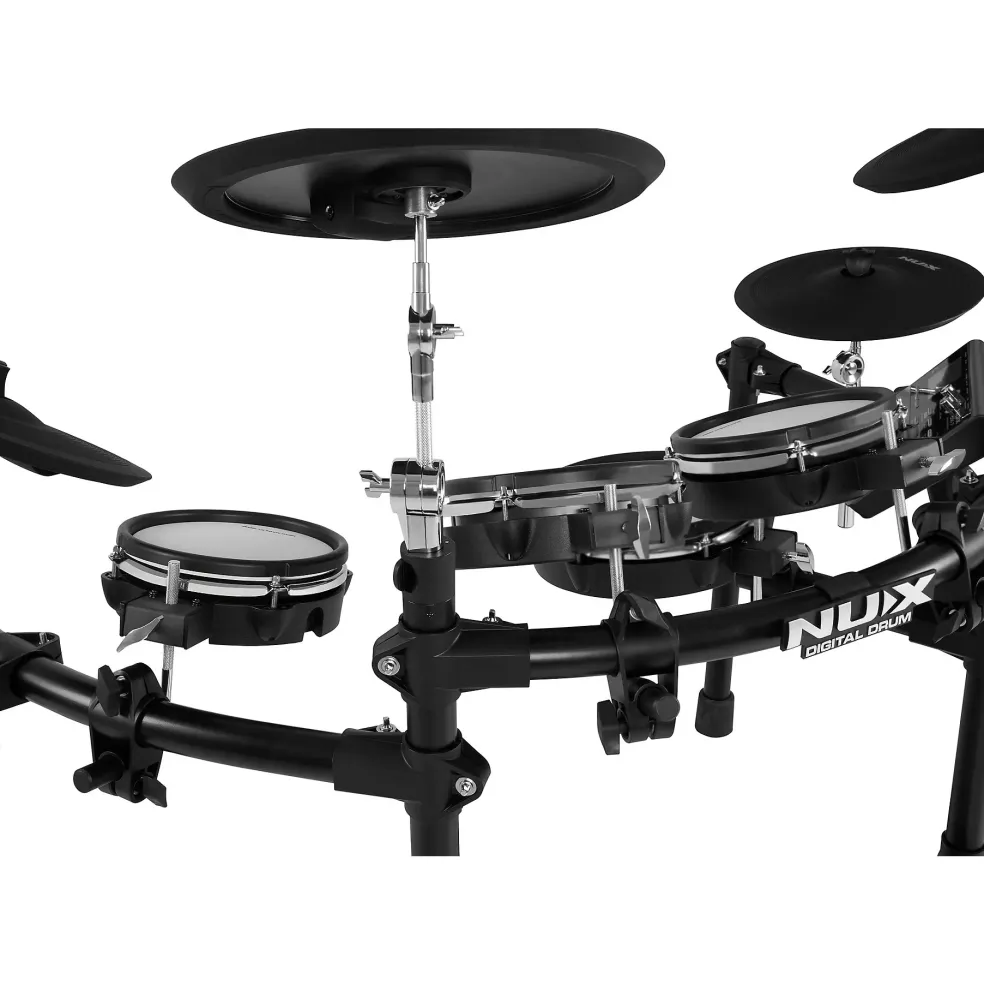 NUX DM-7X All-Remo Mesh-Head Digital Drum Kit Black