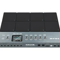 NUX DP-2000 Digital Percussion Pad with 8 Velocity Sensitive Pads, FX, and Bluetooth Black